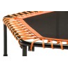 Trampolina Fitness 128cm pomarańczowa