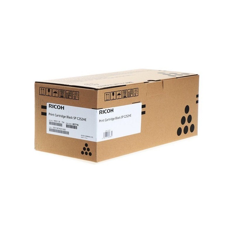 Ricoh Toner SP C252 HC 407716 Black Ricoh Toner SP C252 HC 407716 Black