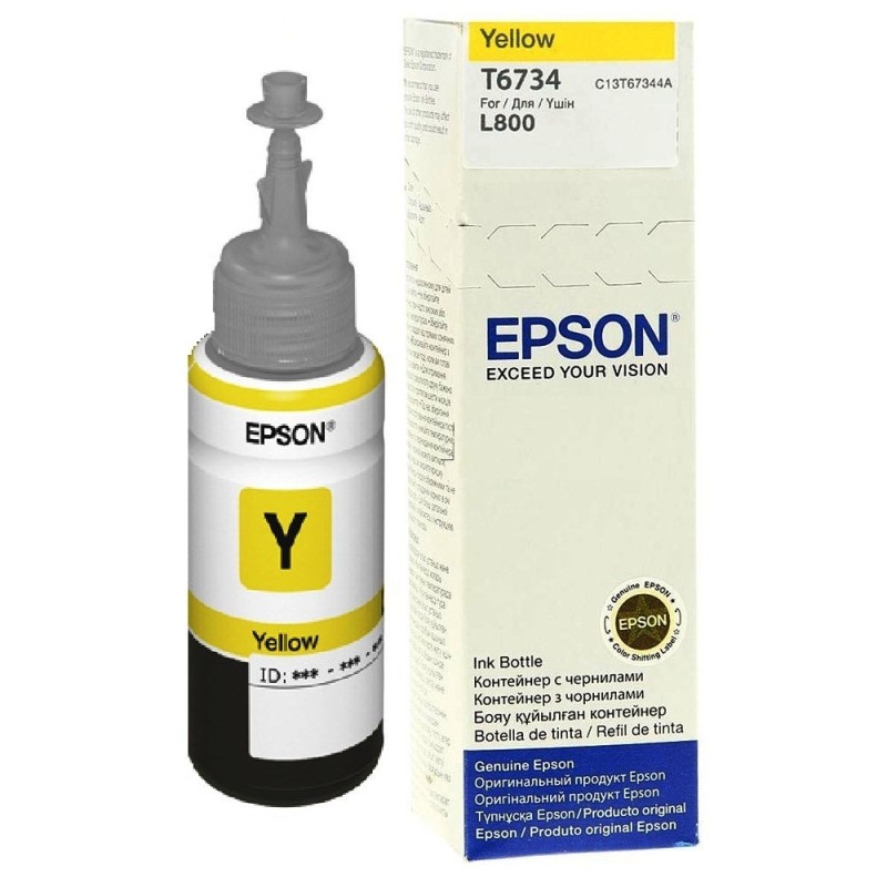 Epson T6734 Yellow ink bottle 70ml Epson T6734 Yellow ink bottle 70ml