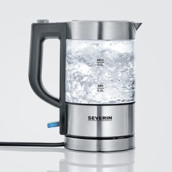 Severin WK 3472 czajnik elektryczny 0,5 l 1100 W Srebrny