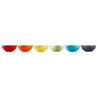 Le Creuset Signature Miseczki na płatki zbożowe Zestaw 6 szt. kamionka 16cm tęczowy