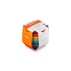 Le Creuset Signature Miseczki na płatki zbożowe Zestaw 6 szt. kamionka 16cm tęczowy