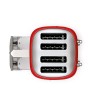 Toster Smeg TSF03RDEU 4 kromek czerwony 2000 W