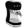 Ekspres do kawy Smeg z kolbą 50's Style Black ECF02BLEU