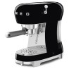 Ekspres do kawy Smeg z kolbą 50's Style Black ECF02BLEU