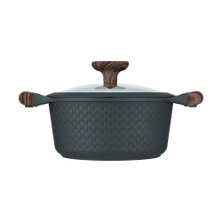 Resto Kitchenware Ran 2,4 l Okrągły Czarny, Drewno