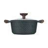 Resto Kitchenware Ran 2,4 l Okrągły Czarny, Drewno