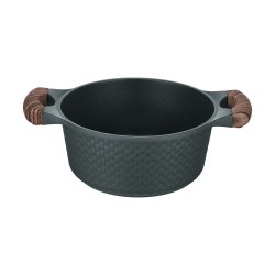 Resto Kitchenware Ran 2,4 l Okrągły Czarny, Drewno