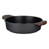 Resto Kitchenware 93506 garnek 4,4 l Okrągły Czarny, Drewno