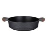 Resto Kitchenware 93506 garnek 4,4 l Okrągły Czarny, Drewno
