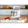 Unold Blender ręczny z misą miksującą Hannah biały srebrny