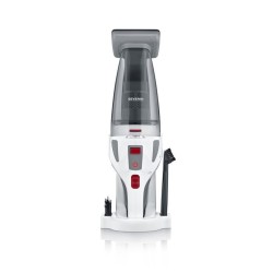 Severin HV 7146 okurzacz na kiju/szczotka elektryczna Bateria Suchy i Mokry UltraFine 120 W Szary, Czerwony, Biały 2,2 Ah