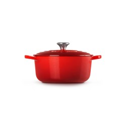 Le Creuset Signature Roaster okrągły 22cm wiśniowy