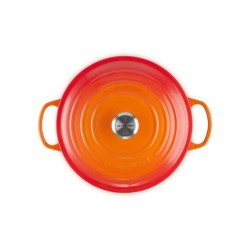Le Creuset Signature Roaster okrągły piekarnik 28cm czerwony
