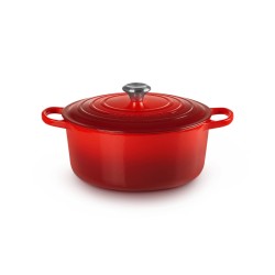 Le Creuset Signature Roaster okrągły 28cm wiśniowy