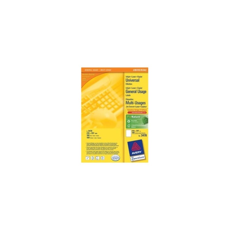 Avery Multi-Function Labels Biały Avery Multi-Function Labels Biały