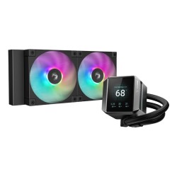DeepCool MYSTIQUE 240 ARGB Procesor Chłodnica cieczy all-in-one 12 cm Czarny 1 szt.