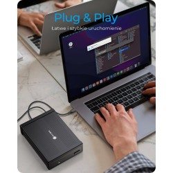 Obudowa ICY BOX IB-525-U3 5.25" SATA III USB Type-C