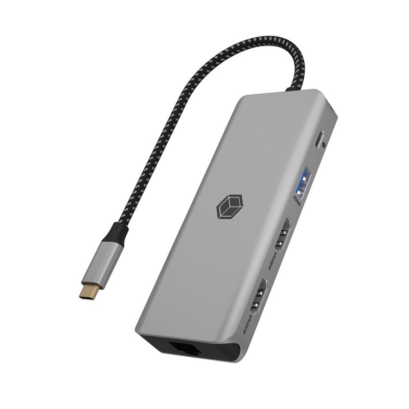 Stacja dokująca ICY BOX 9-w-1 przenośna USB 3.2 Gen 1 Type-C sprzedaż detaliczna Stacja dokująca ICY BOX 9-w-1 przenośna USB 3.2 Gen 1 Type-C sprzedaż detaliczna