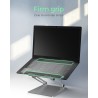 Podstawka pod laptopa ICY BOX IB-NH300 Srebrny Aluminium Silikon 43.2 cm (17") 3 kg 15 cm