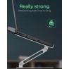 Podstawka pod laptopa ICY BOX IB-NH300 Srebrny Aluminium Silikon 43.2 cm (17") 3 kg 15 cm