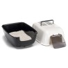FERPLAST HOME PRIMA BLACK Kuweta - 39,5x52,5x38