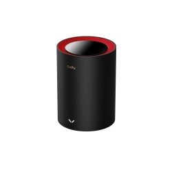Cudy M3000 Dual-band (2.4 GHz/5 GHz) Wi-Fi 6 (802.11ax) Czarny, Czerwony 1 Wewnętrzny