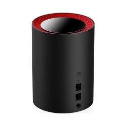 Cudy M3000 Dual-band (2.4 GHz/5 GHz) Wi-Fi 6 (802.11ax) Czarny, Czerwony 1 Wewnętrzny