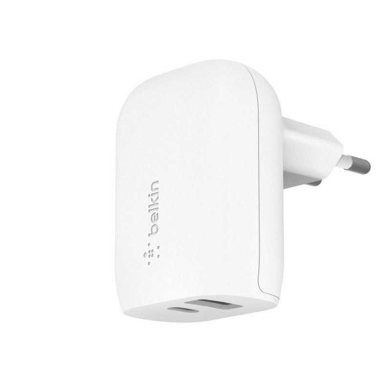 Ładowarka Belkin BoostCharge Dual USB-C + USB-A Wall Charger with PPS 37W White Ładowarka Belkin BoostCharge Dual USB-C + USB-A Wall Charger with PPS 37W White