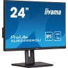 Monitor IIYAMA XUB2495WSU-B5 24.1inch ETE WUXGA IPS-panel 300cd/m2 VGA HDMI DisplayPort 5ms Speakers 15cm Height adjustable