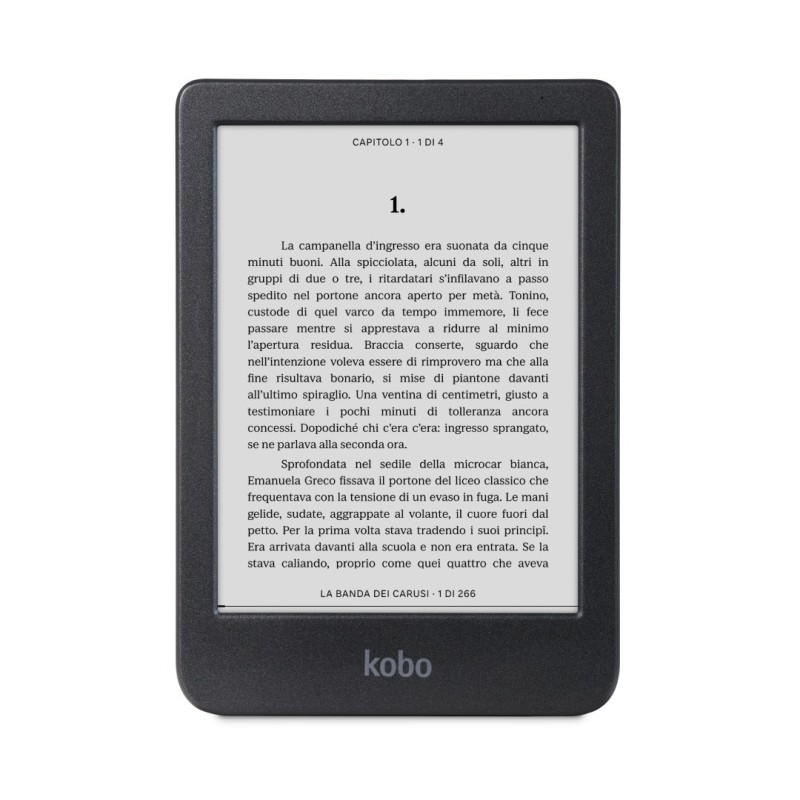 Rakuten Kobo Clara BW czytnik e-booków Ekran dotykowy 16 GB Wi-Fi Czarny Rakuten Kobo Clara BW czytnik e-booków Ekran dotykowy 16 GB Wi-Fi Czarny
