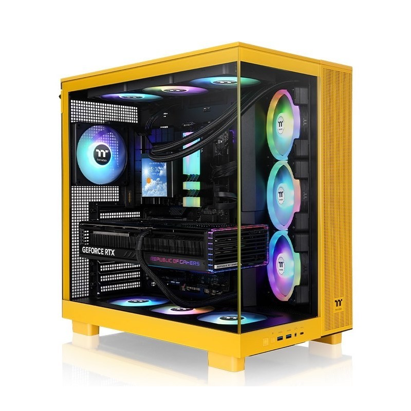 Thermaltake View 380 XL TG ARGB Midi Tower Żółty Thermaltake View 380 XL TG ARGB Midi Tower Żółty