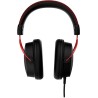 Zestaw słuchawkowy do gier HyperX Cloud Alpha czarno-czerwony, Przewodowy, 13 - 27000 Hz, Gaming, 298 g, Czerwony
