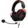Zestaw słuchawkowy do gier HyperX Cloud Alpha czarno-czerwony, Przewodowy, 13 - 27000 Hz, Gaming, 298 g, Czerwony