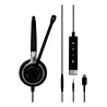EPOS | SENNHEISER IMPACT SC 635 USB-C Zestaw słuchawkowy Przewodowa Opaska na głowę Połączenia/muzyka USB Type-C Czarny, Srebrny