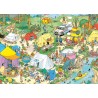 Jan van Haasteren Camping in the Forest 2000 pcs Puzzle układanka 2000 szt. Komiksy