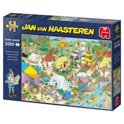 Jan van Haasteren Camping in the Forest 2000 pcs Puzzle układanka 2000 szt. Komiksy