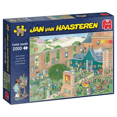 Jan van Haasteren he Art Market 2000 pcs Puzzle układanka 2000 szt. Kreskówki