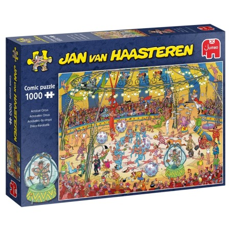 Jan van Haasteren Acrobate Circus 1000 pcs Puzzle układanka 1000 szt. Komiksy