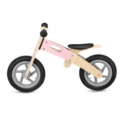 Spokey Woo Ride Duo 940904 - rowerek biegowy, szaro-różowy