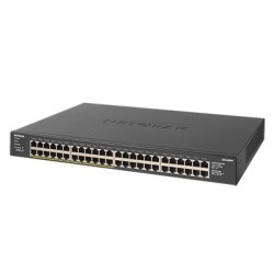 Netgear GS348PP - Niezarządzany - Gigabit Ethernet (10/100/1000) - Pełny dupleks - Power over Ethernet (PoE) - Montaż w szafie