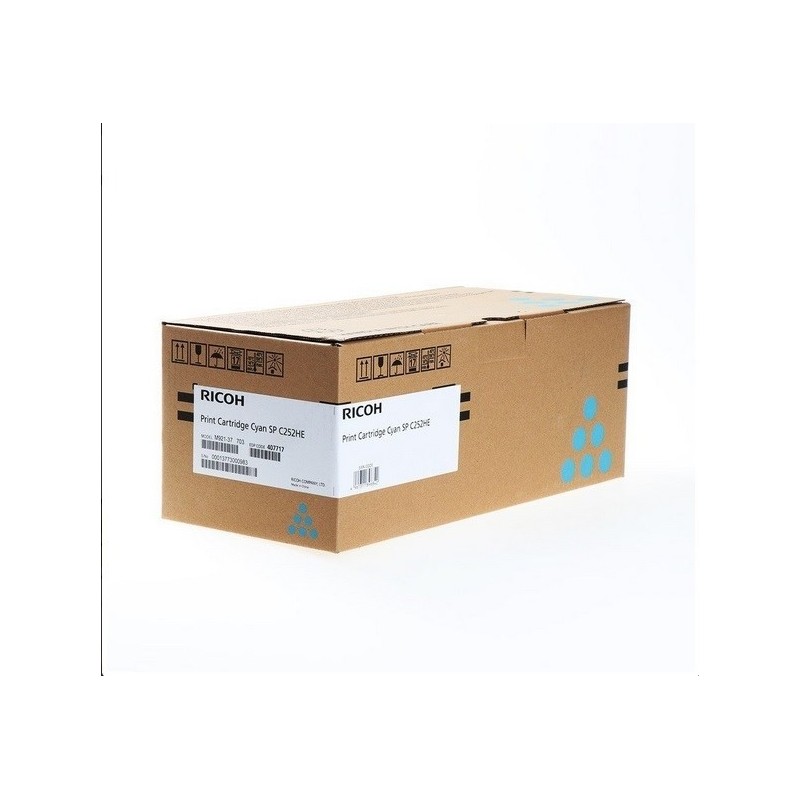 Ricoh Toner SP C252 HC 407717 Cyan Ricoh Toner SP C252 HC 407717 Cyan