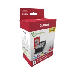 Canon 2052C006 - Zestaw tuszy XL - Cyjan, Magenta, Żółty - 8.3 ml każdy - 4 sztuki - Pakiet promocyjny zdjęć
