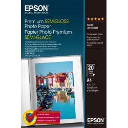 Epson Premium Semi-Gloss Photo Paper - A4 - 20 Arkuszy