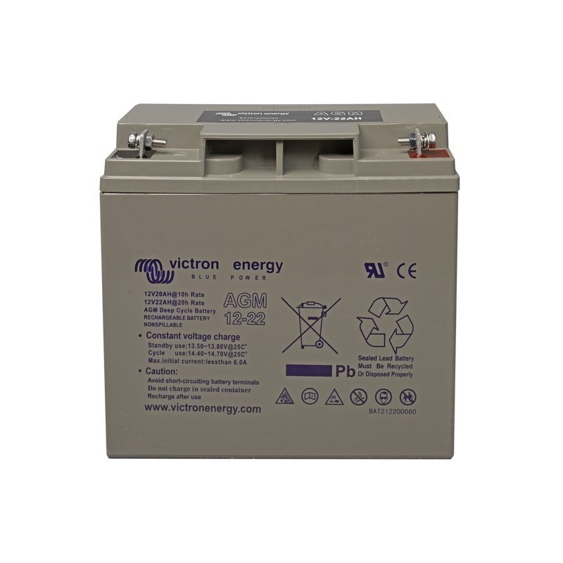 Victron Energy 12V/22Ah AGM Deep Cycle Batt. Victron Energy 12V/22Ah AGM Deep Cycle Batt.