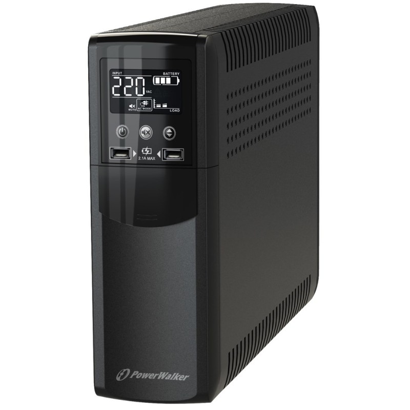 PowerWalker VI 800 CSW FR Technologia line-interactive 0,8 kVA 480 W 4 x gniazdo sieciowe PowerWalker VI 800 CSW FR Technologia line-interactive 0,8 kVA 480 W 4 x gniazdo sieciowe