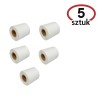 Etykiety termiczne Zebra. 50x301000szt.- liczba etykiet na rolce/ arkuszu. Zestaw 5 szt. rolek.