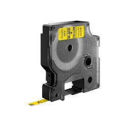 DYMO D1 - Standard Etykiety - Czarny na żółtym - 6mm x 7m