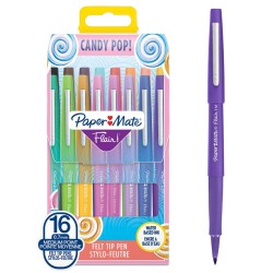 Papermate Flair Candy Pop mazak Średni Wielobarwny 16 szt.