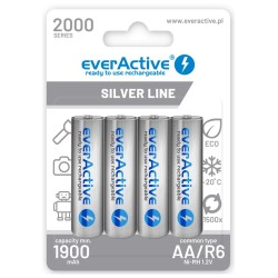 Zestaw akumulatorków everActive EVHRL6-2000 (2000mAh Ni-MH)